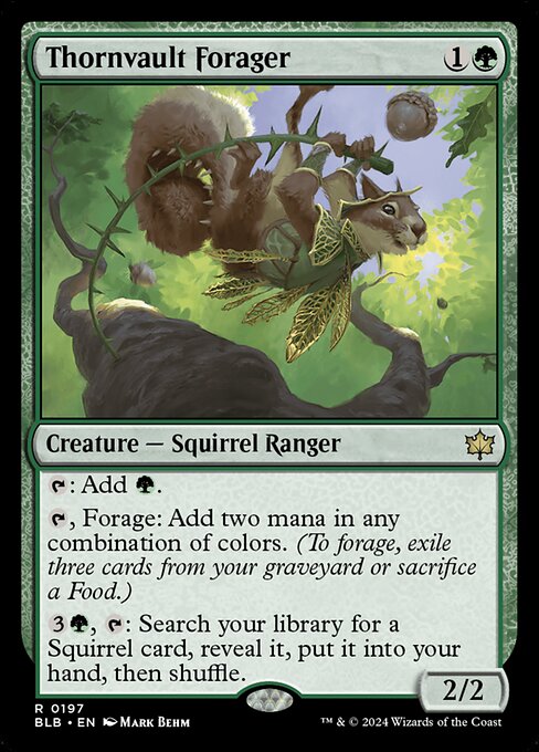 BLB: Thornvault Forager (Foil)