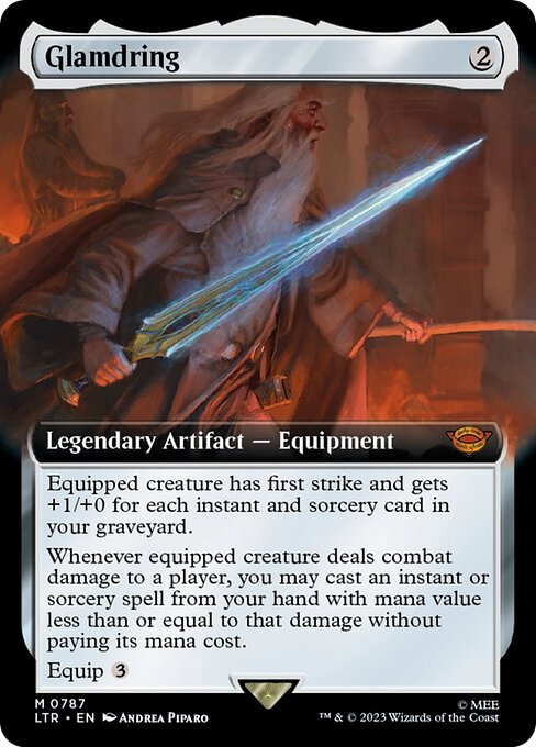 LTR: Glamdring (Extended Art) (Surge Foil)