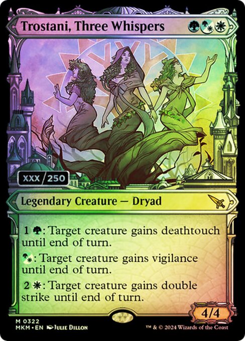 MKM: Trostani, Three Whispers (Serial Numbered) (Foil)
