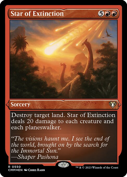 CMM: Star of Extinction (Foil Etched)