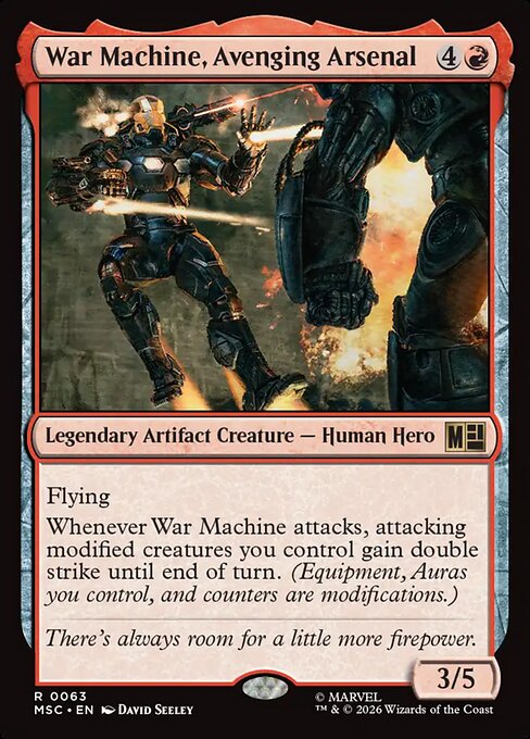 MSC: War Machine, Avenging Arsenal