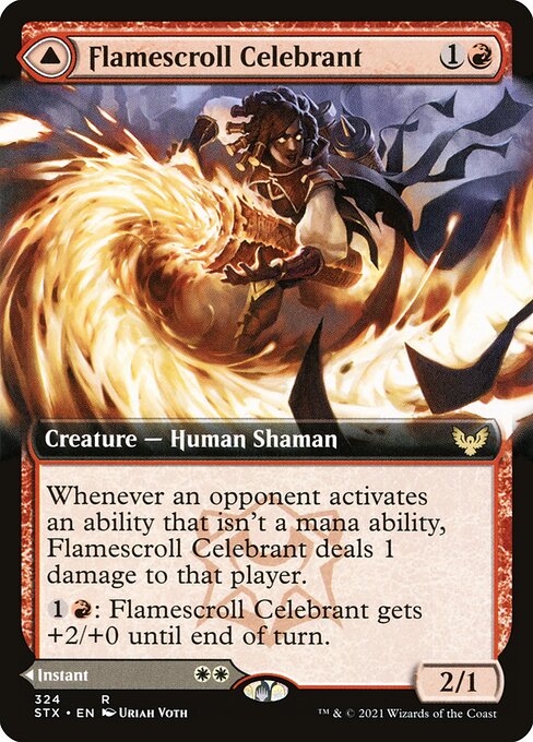 STX: Flamescroll Celebrant (Extended Art)