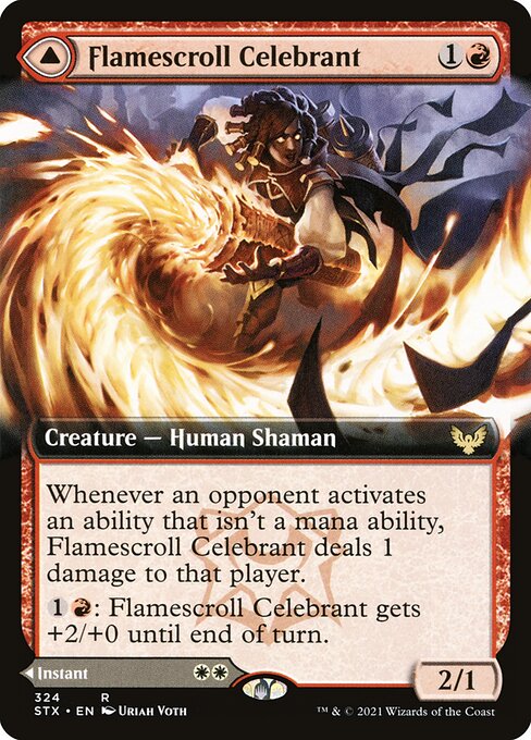 STX: Flamescroll Celebrant (Extended Art) (Foil)