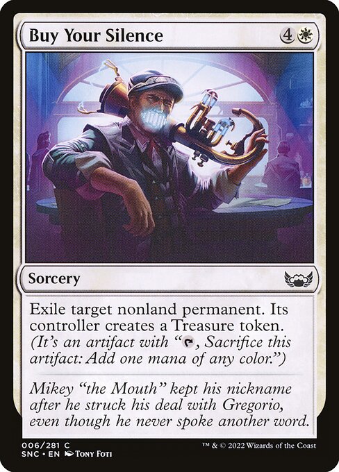SNC: Buy Your Silence (Foil)