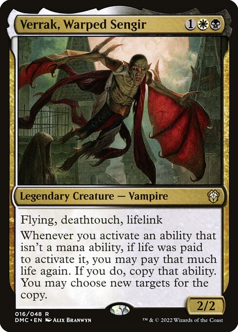 DMC: Verrak, Warped Sengir