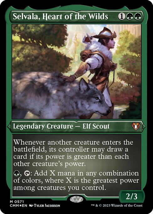 CMM: Selvala, Heart of the Wilds (Foil Etched)