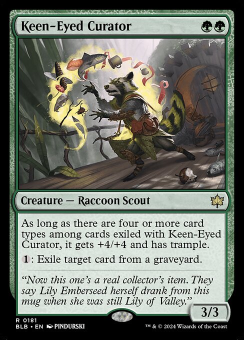 BLB: Keen-Eyed Curator (Foil)