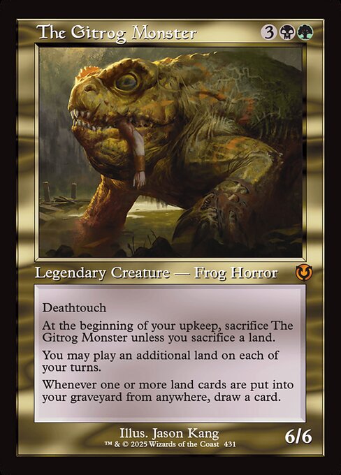 INR: The Gitrog Monster (Retro Frame) (Foil)