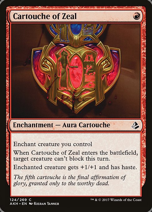 AKH: Cartouche of Zeal (Foil)