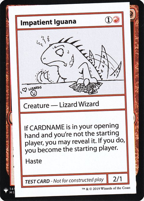 CMB1: Impatient Iguana