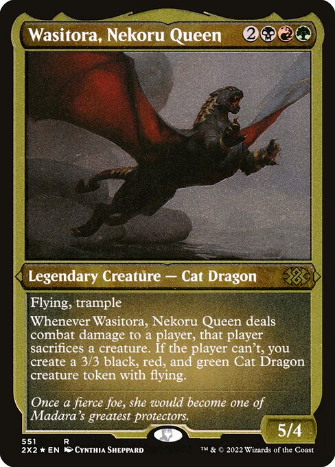 2X2: Wasitora, Nekoru Queen (Foil Etched)