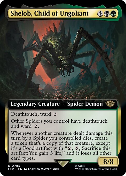 LTR: Shelob, Child of Ungoliant (Extended Art) (Surge Foil)