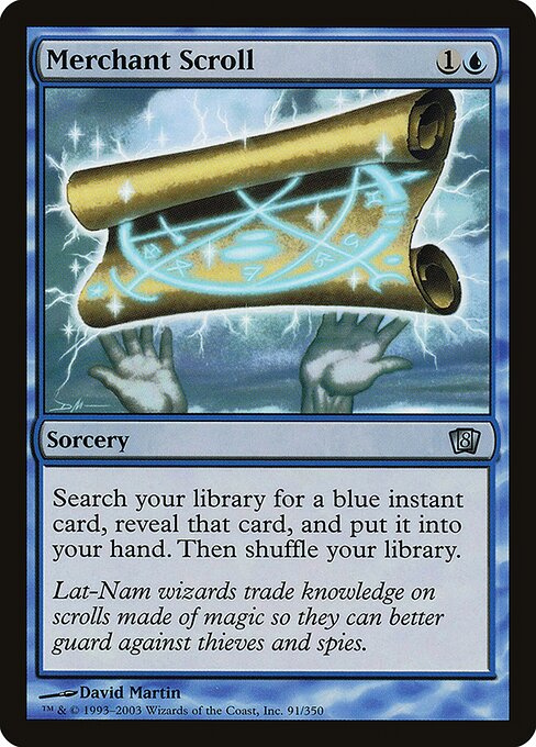 8ED: Merchant Scroll (Foil)