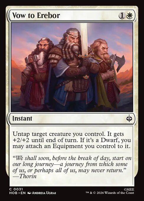 HOB: Vow to Erebor