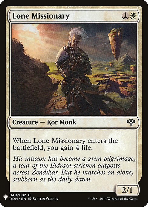 PLST: Lone Missionary