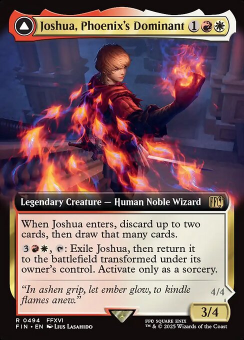 FIN: Joshua, Phoenix's Dominant (Extended Art) (Foil)