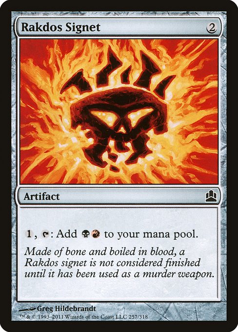 CMD: Rakdos Signet
