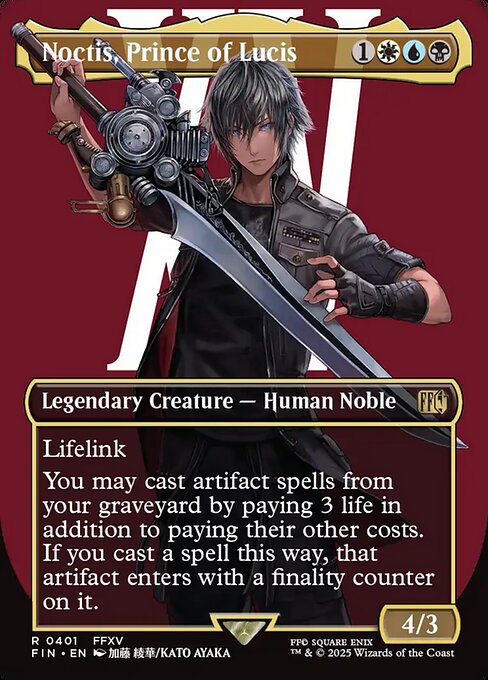 FIN: Noctis, Prince of Lucis (Borderless) (Foil)