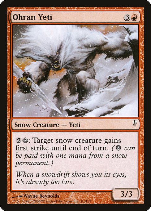 CSP: Ohran Yeti (Foil)