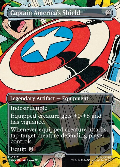 MSH: Captain America's Shield (Borderless) (0317)