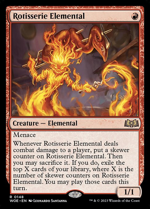 WOE: Rotisserie Elemental (Foil)