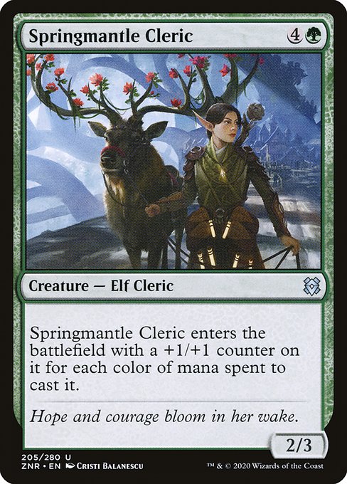 ZNR: Springmantle Cleric (Foil)