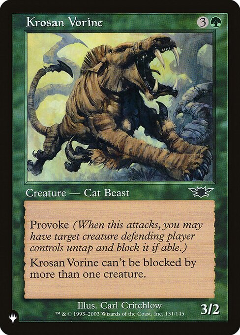 PLST: Krosan Vorine