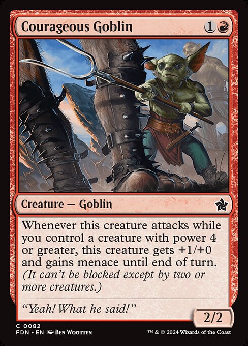 FDN: Courageous Goblin (Foil)