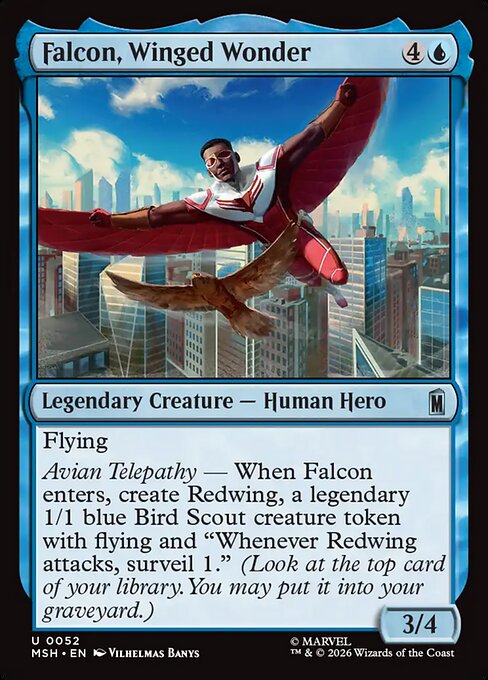 MSH: Falcon, Winged Wonder (Foil)