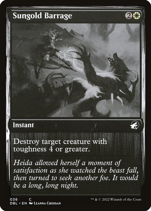 DBL: Sungold Barrage