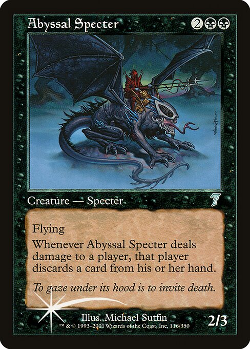 7ED: Abyssal Specter (Foil)