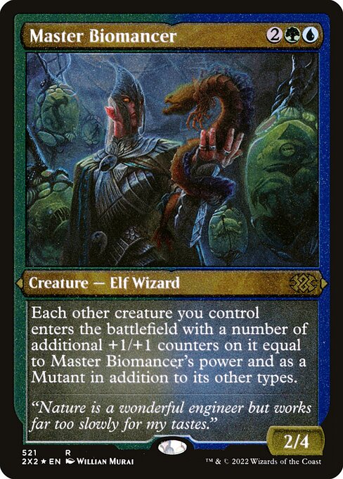 2X2: Master Biomancer (Foil Etched)