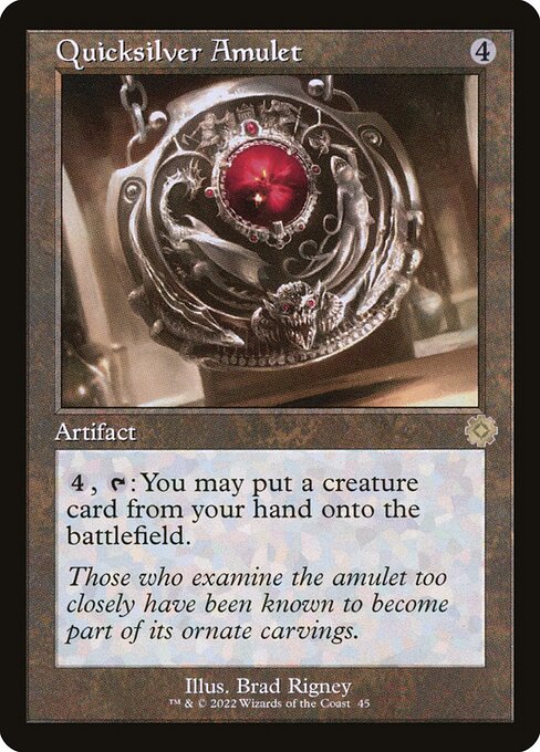 BRR: Quicksilver Amulet (Foil)