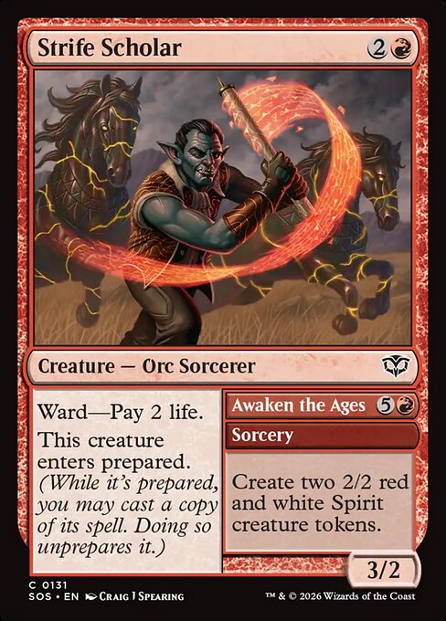 SOS: Strife Scholar (Foil)