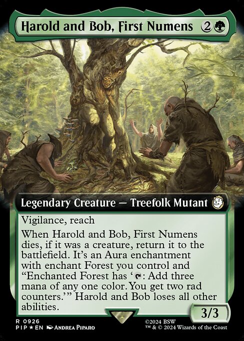 PIP: Harold and Bob, First Numens (Extended Art) (Surge Foil)