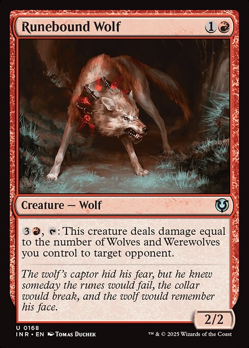 INR: Runebound Wolf (Foil)