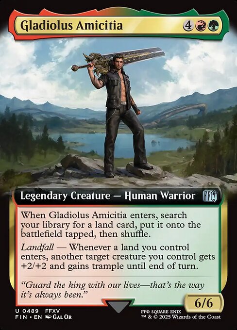 FIN: Gladiolus Amicitia (Extended Art) (Foil)