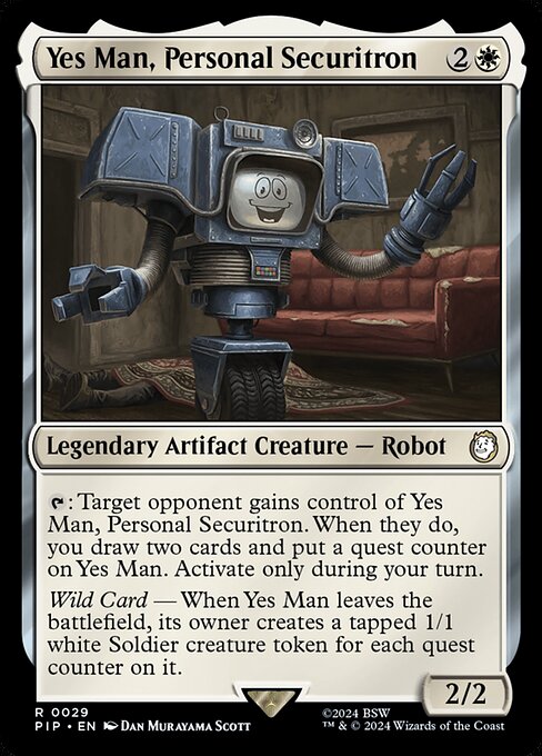 PIP: Yes Man, Personal Securitron