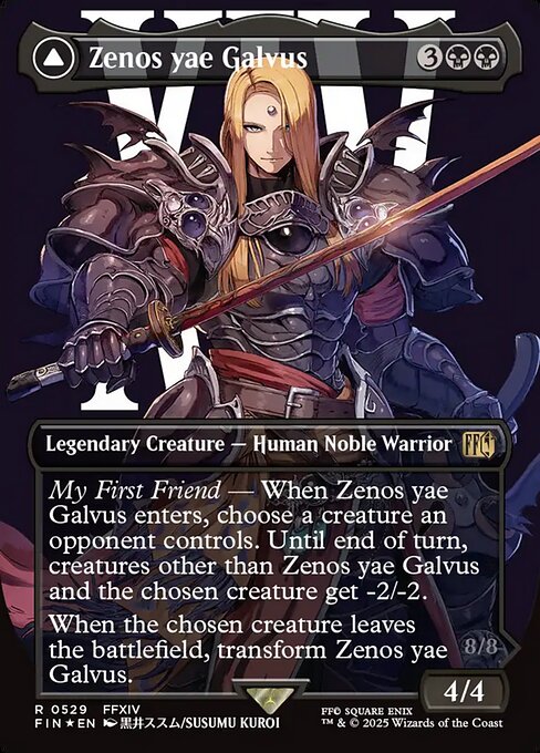 FIN: Zenos Yae Galvus (Borderless) (Surge Foil)