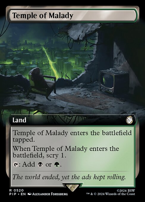 PIP: Temple of Malady (Extended Art) (Foil)