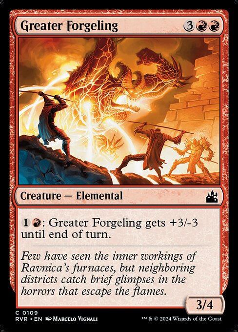 RVR: Greater Forgeling