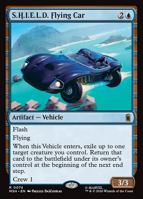 MSH: S.H.I.E.L.D. Flying Car (Foil)
