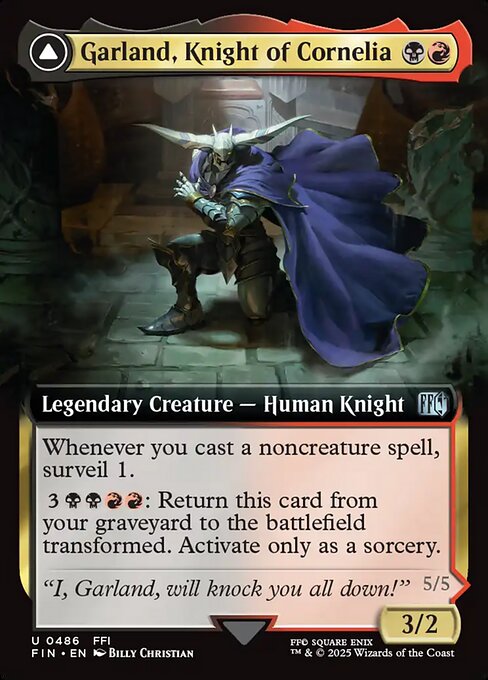 FIN: Garland, Knight of Cornelia (Extended Art)