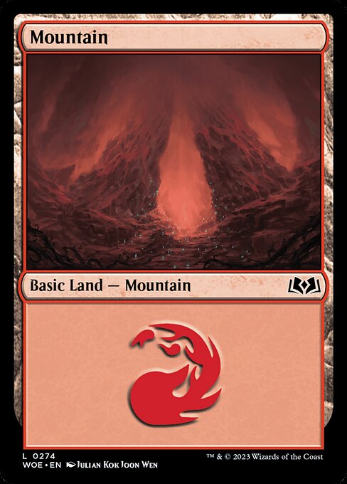 WOE: Mountain (0274) (Foil)