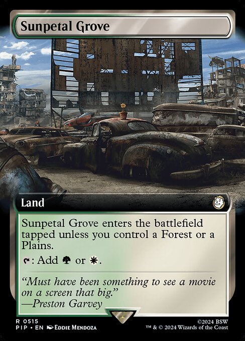 PIP: Sunpetal Grove (Extended Art) (Foil)