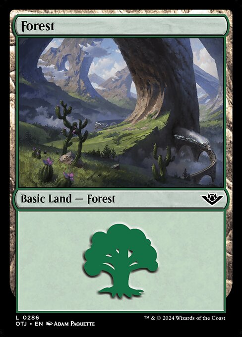 OTJ: Forest (0286) (Foil)