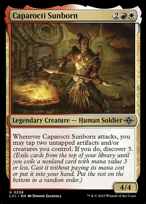 LCI: Caparocti Sunborn (Foil)