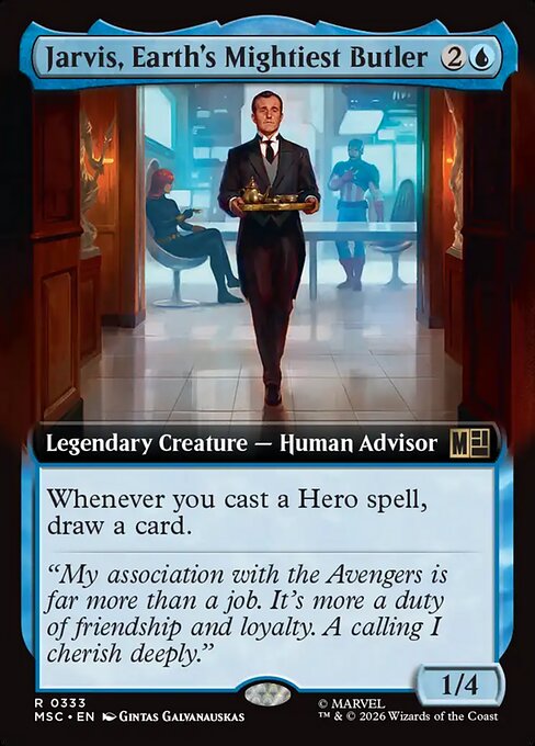 MSC: Jarvis, Earth's Mightiest Butler (Extended Art)