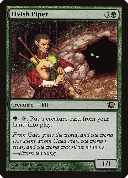 8ED: Elvish Piper (Foil)
