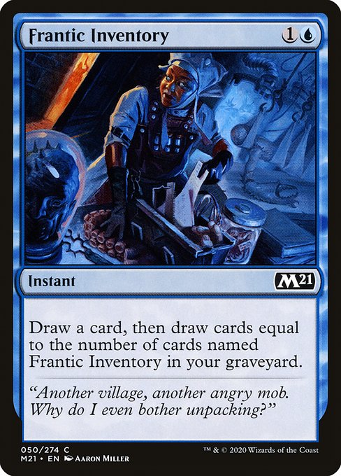 M21: Frantic Inventory (Foil)